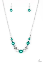 Paparazzi The Big-Leaguer Green Necklace - New - £3.58 GBP