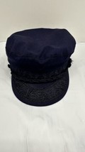 Greek Fisherman&#39;s Cap Made in Greece Blue Cotton - $29.65