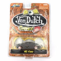 Jada Toys Von Dutch Garage Chop Shop &#39;40 1940 Ford Flat Gray Diecast 1/6... - £24.99 GBP