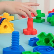 8 Set Screw Building Blo Plastic Insert Blo Nut Shape Toys for Children ... - £60.18 GBP