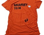 Womens Orange Mummy To Be Maternity Halloween Tee Shirt T-Shirt Size XL ... - $10.88