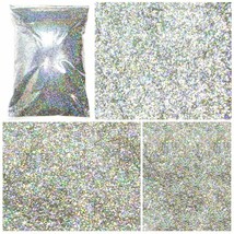 2 lb / 907g Holographic Metal Flake Silver Jewels .004&quot;, .008&quot;, .015&quot;, or .025&quot; - £122.56 GBP+