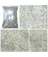 2 lb / 907g Holographic Metal Flake Silver Jewels .004&quot;, .008&quot;, .015&quot;, o... - £120.60 GBP+