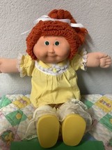 RARE Vintage Cabbage Patch Kid Head Mold #15 Red Hair Single Poodle Pony 1986 - £263.42 GBP