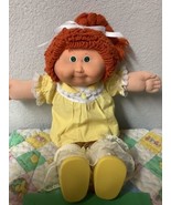 RARE Vintage Cabbage Patch Kid Head Mold #15 Red Hair Single Poodle Pony 1986 - $335.00
