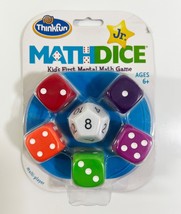 Thinkfun Jr. Math Dice Game Kids First Mental Math Game Ages 6+ NEW SEALED - £4.74 GBP