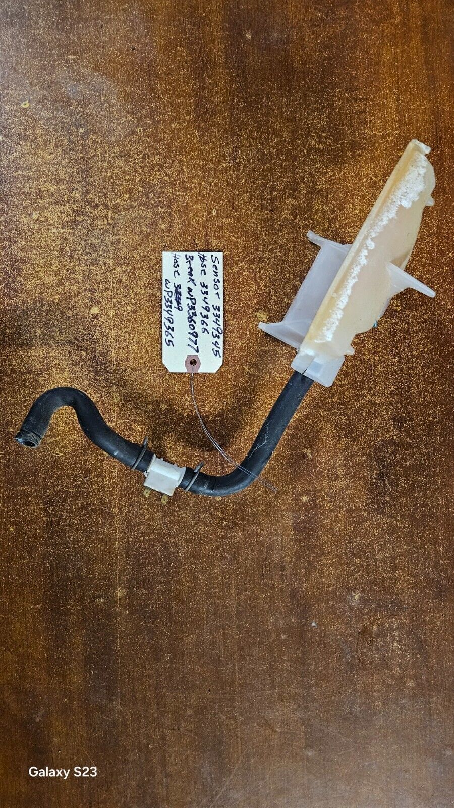 Used Kenmore Washing Machine Sensor and Hoses 3349345 / 3349366 / WP3360... - $28.04