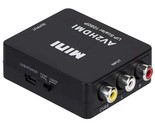 Rca To Hdmi, Av To Hdmi, 3Rca Cvbs Composite Audio Video To 1080P Hdmi C... - $17.99