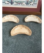 RARE 3  HOMER LAUGHLIN HUDSON BONE DISH VINTAGE - $202.35 MXN