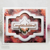Creative Expressions Craft Dies By Sue Wilson Noble Collection Vintage Label - $28.99