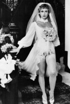 Season Hubley in low cut wedding gown &amp; stockings Vice Squad 1981 4x6 inch photo - £3.79 GBP