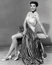 Julie Adams classic 1950&#39;s Hollywood glamour pose showing legs 24x36 poster - $29.99