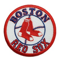 Boston Red Sox World Series MLB Baseball Embroidered Iron On Patch - £6.77 GBP+