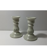Vintage PFALTZGRAFF Heirloom Stoneware 2 Candle Stick Holders Tableware ... - £6.33 GBP