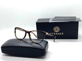 Authentic Versace Eyeglasses MOD. 3255A 108 HAVANA/ GOLD Frames 54-17-14... - $116.37