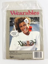 Vintage Wearables To Cross Stich Kit Tiger Eyes - $187.14 MXN