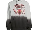 Stranger Things Men&#39;s Hellfire Club Pullover Hoodie, Charcoal Size L(42/44) - £30.06 GBP