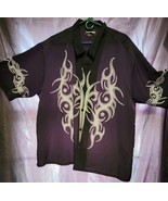 No Boundaries Black Size XL Tribal Design Button Up Shirt - €14,69 EUR No Boundaries Black Size XL Tribal Design Button Up Shirt - €14,69 EUR