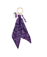 TCU Horned Frogs Logo Bandana Bag Charm Keychain - $635.62 MXN