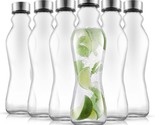 6 Pc. Set Of Joyjolt Spring Glass Water Bottles - 18 Oz Glass Bottles With - $36.94