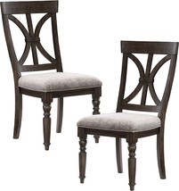 Homelegance Dining Side Chair (Set of 2), Charcoal - £282.88 GBP