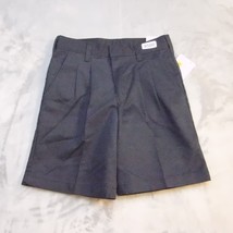 A+School Apparel Shorts Boy 8 Regular Navy Blue Pleated Adjustable Waist... - £19.53 GBP