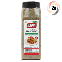 2x Pints Badia Italian Mediterranean Blend Seasoning | 5oz | Gluten Free! - £14.29 GBP