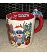 Disney Lilo &amp; Stitch &quot;Holiday Mischief&quot; Christmas Coffee Mug Cup 3-D Fig... - $19.99