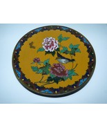 Antique Chinese Famille Jeune Porcelain Plate Polychrome Song Bird &amp; Flo... - $304.33 CAD