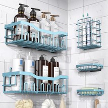 Shower Caddy 5 Pack,Adhesive Shower Organizer for Bathroom - £44.99 GBP