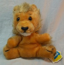 Dakin 1979 Vintage Orange Licorice Lion 7&quot; Plush Stuffed Animal With Tag - £23.36 GBP