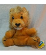 Dakin 1979 VINTAGE ORANGE LICORICE LION 7&quot; Plush Stuffed Animal WITH TAG - $29.70