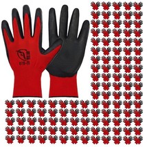 120 Pairs Gardening Work Gloves Bulk for Men Women, Breathable Nitrile R... - $5,772.57 MXN
