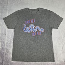 Black Rifle Coffee Company Shirt Mens Medium Gray Coffee Or Die Snake Gr... - $27.71