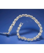 SWAROVSKI ~ Clear Crystals Tennis Bracelet  ~  Signed - $88.15 CAD