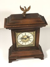 Vintage Rensie Mantle Desk Clock Parts Restoration Or Use As Is Made In ... - $89.09