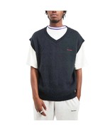 iets frans... Urban Outfitters Fluffy Knit Vest Navy Blue Unisex Size L ... - $53.34 CAD