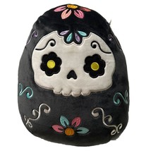 Squishmallow 12&quot; Delfina Sugar Skull RARE 2022 Day of the Dead Halloween Plush - $26.95