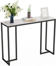 The Wisfor Marble Console Table For Entryway Is A 40-Inch Modern Sofa Console - £91.47 GBP