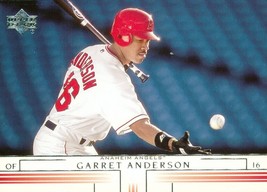 2002 Upper Deck Garret Anderson 547 Angels - £0.76 GBP