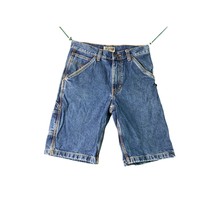 Route 66 Mens Size 30 Jean Carpenter Shorts Painter Blue Denim Vintage - £7.90 GBP