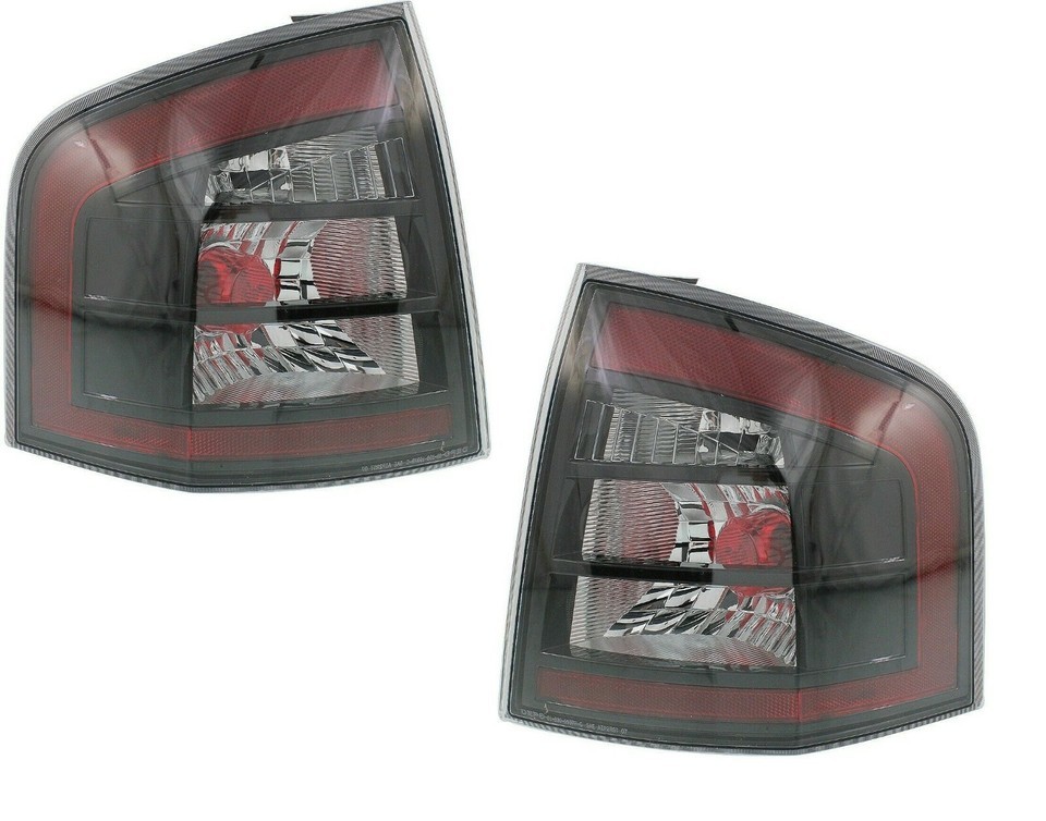 FIT FORD EDGE 2007-2010 SPORT BLACK TAILLIGHTS TAIL LIGHTS REAR LAMPS PAIR - $192.06