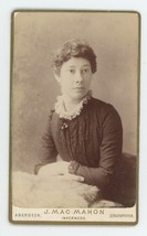 Antique CDV Circa 1870s Stunning Beautiful Scottish Woman Mac Mahon Scotland, UK - £7.46 GBP