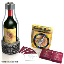 Vino Vault Wine Cryptex and Spin the Bottle Deluxe Set - £31.09 GBP