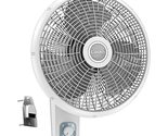 Lasko 16&quot; 3-Speed Oscillating Wall Mount Fan for Indoor Use, M16900, Lig... - £73.35 GBP+