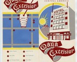 Maya Excelsior Hotel Brochure Guatemala Central America 1950&#39;s - £30.07 GBP