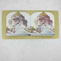 Antique 1904 St Louis World&#39;s Fair Louisiana Purchase Stereoview Central Cascade - £15.97 GBP