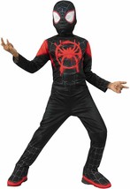 Rubie&#39;s Spider-Man Child&#39;s Mile Morales Spider-Man Costume Jumpsuit &amp; Mask LARGE - £19.97 GBP