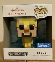 Funko Pop! Hallmark 2021 Golden Steve Ornament Minecraft Walmart Exclusive - £6.96 GBP