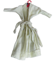 Vintage Barbie Doll Singing In The Shower Yellow Terrycloth Robe - $181.13 MXN